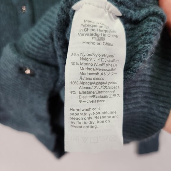 J Crew Cardigan Sweater Womens XXS Wool Alpaca Button Front Ribbed - Picture 7 of 8